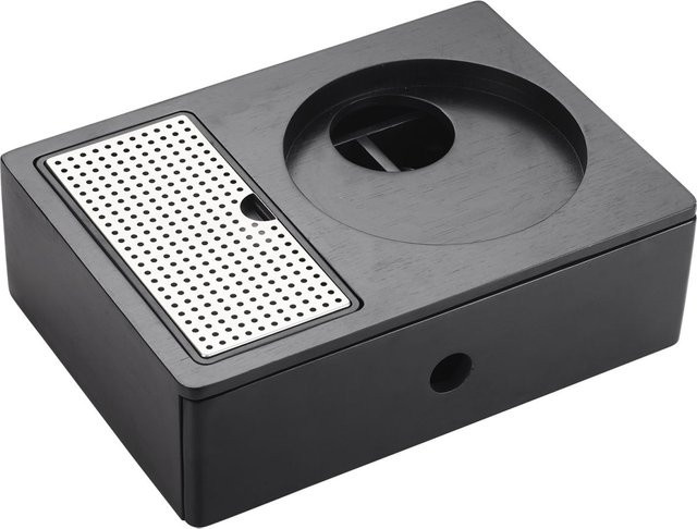Emberton Schubladen-Begrüßungstablett Cambourne Plus aus Bambus, Schwarz, 6er Pack, B: 27,2 cm, H: 8,5 cm, T: 19,4 cm - Bild 1
