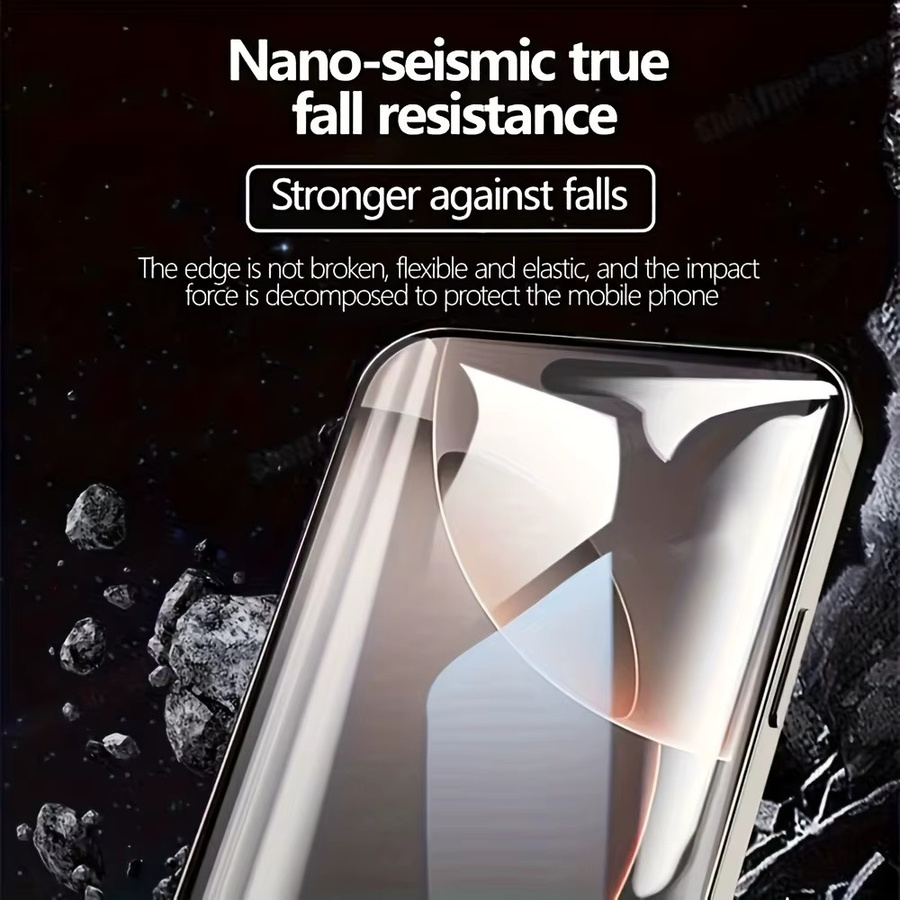NNBILI 4er-Set Hydrogel-Displayschutzfolie für iPhone 17 16 15 14 13 12 11 Pro Max 17e 17Air, transparent und glänzend - Bild 2