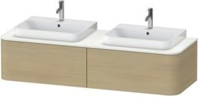 Duravit Waschtischunterschrank Happy D.2 Plus in Beige, Wandhängend, B/T: 160 x 55 cm - Bild 1