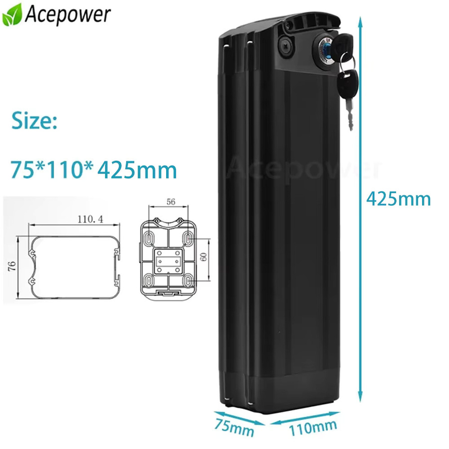 ACEBEI-POWER Elektrische Fahrrad Batterie 48V 15,6 Ah in Silber für Sinohon A20 GORTAT Q80 E-Bike - Bild 3
