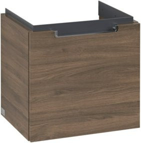 Villeroy & Boch Waschtischunterschrank Subway 2.0 in Arizona Oak mit Chromgriffen, B/T/H: 44 x 42 x 35,2 cm - Bild 1