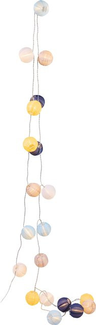 LIVARNO Lichterkette Lampion mit 20 LED in Multicolor, netzbetrieben, wetterfest IP44 für innen und außen - Bild 1