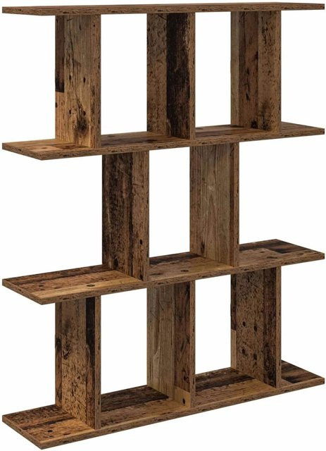 vidaXL Wandregal aus Altholz in Braun, B/T/H: 80 x 20 x 96 cm - Bild 1