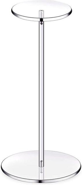 Suansuande Präsentationssockel für Hüte und Perücken, runder Hantel-Sockel zur Erhöhung in Weiß, Durchmesser: 30 cm - Bild 1