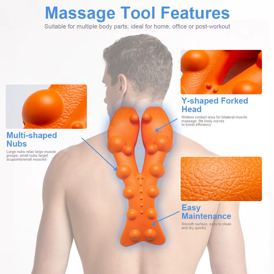 BOTQTOW Nackendehner Trapezmassagegerät zur Schmerzlinderung - Bild 3