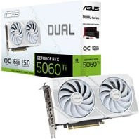 Asus GeForce RTX 5060 Ti DUAL OC 16GB White Edition Grafikkarte - Bild 1