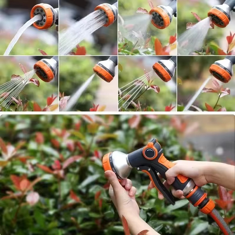 GOUN HOSE Hochdruck Wasserpistole in Orange für Gartenbewässerung und Autoreinigung - Bild 3