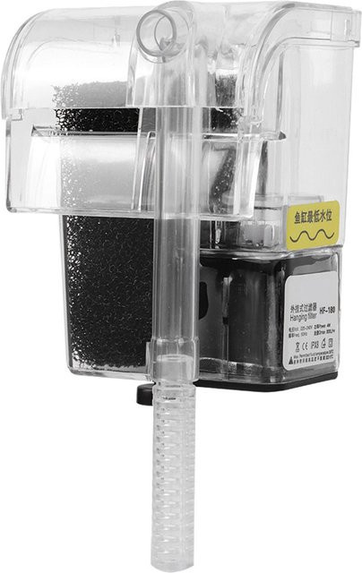 GoolRC 3 in 1 Tauchpumpe mit Wasserfallfilter und Wasserreiniger für dein Aquarium in Grau und Transparent - Bild 1