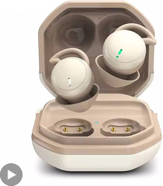 AyeBeau TWS Bluetooth Kopfhörer mit Geräuschunterdrückung in Beige - Bild 1