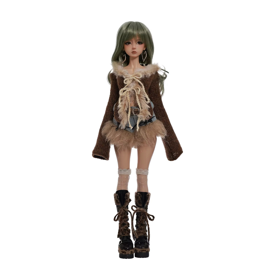 Shugafairy Sissie Original Bjd Puppe, 1/4 Komplettset, Leopardenmuster - Bild 5