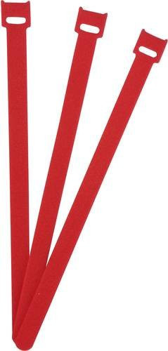 FASTECH Klettkabelbinder ETK-3-250-1339 zum Bündeln in Rot, Länge: 250 mm, Breite: 13 mm - Bild 1