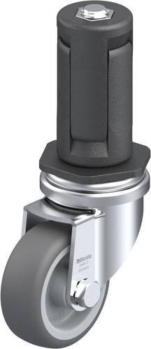 Blickle LRA-PATH 50G-ER04 Lenkrolle in Grau mit 50 mm Rad-Durchmesser und 75 kg Tragfähigkeit - Bild 1
