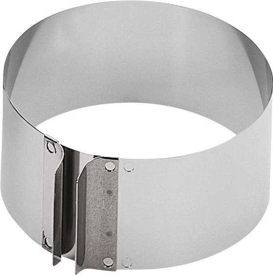 Tortenring Kaiser aus Edelstahl, Silber, Durchmesser: 32 cm, Höhe: 7 cm - Bild 1