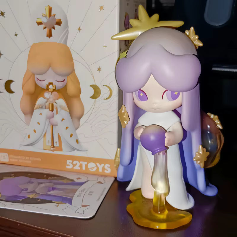 52toys Laplly Star Song Serie Blind Box Fate Konstellation Tarot Karte Ornament Puppe mehrfarbig - Bild 2