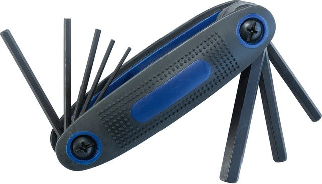 LUX-TOOLS Stiftschlüssel Set für Innensechskant-Antrieb aus Stahl mit Kunststoffhalterung, B/T/H: 120 x 40 x 30 cm - Bild 1