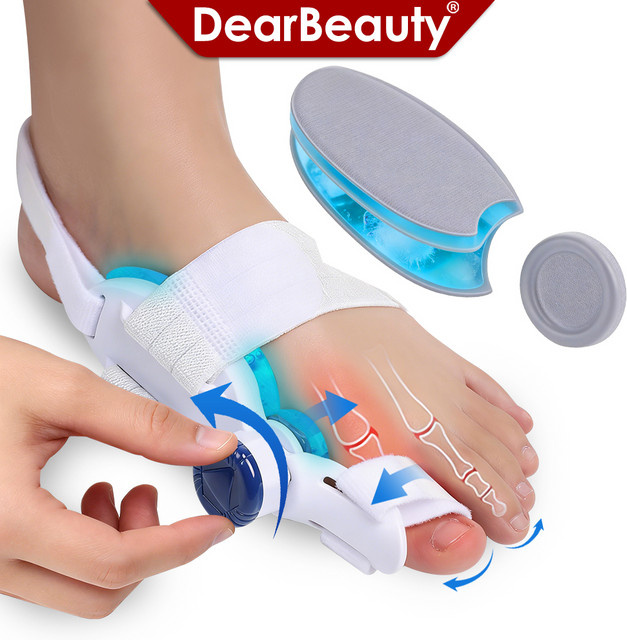 Hailicare Hallux-Valgus-Korrektor mit Kühlkissen, Unisex, für Füße - Bild 1