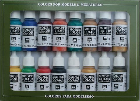 Vallejo Model Color Set Medieval Colors, 16-teiliges Set, Fantasy, Bunt / Mehrfarbig - Bild 1