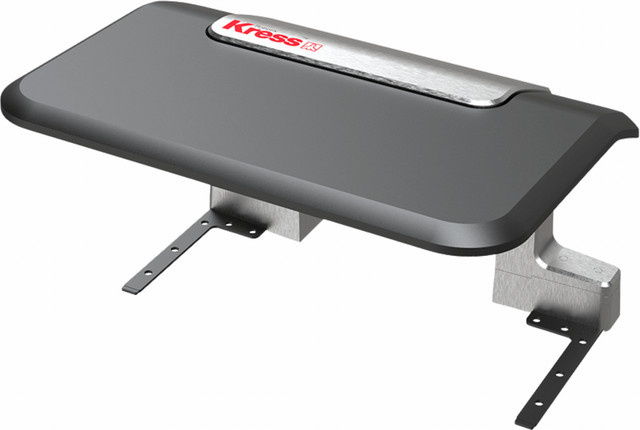 Kress Mähroboter Garage KA0112 für RTKn Robotermäher KR160 KR174 in Schwarz-Silber aus metallbeschichtetem Material - Bild 1