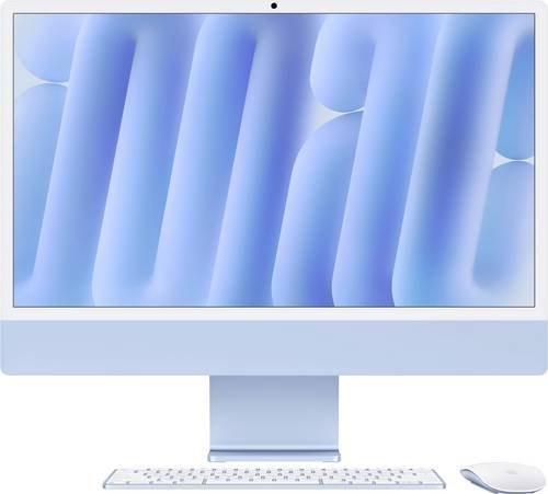 Apple iMac 24 Retina 4.5K M4 (2024) All-in-One Computer Blau mit 16GB RAM und 256GB SSD - Bild 1