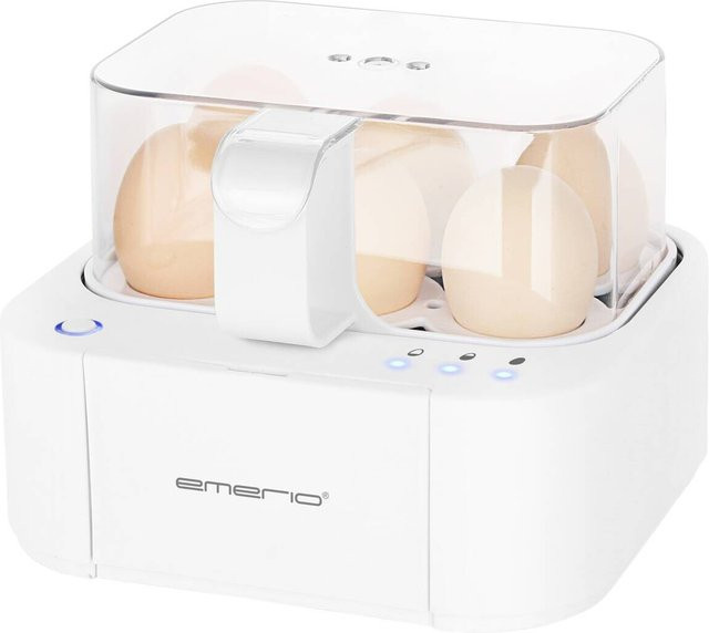 Emerio Eierkocher EB-115560.14 in Weiß und Transparent aus Kunststoff, B/H/T: 16,5 x 18,0 x 18,0 cm - Bild 1