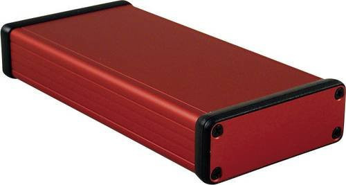 Hammond Electronics Profil-Gehäuse 1455J1601RD in Rot, B/T/H: 16,0 x 7,8 x 2,7 cm - Bild 1