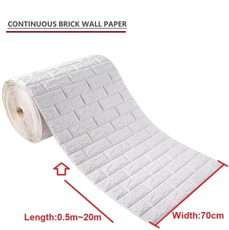 3M Selbstklebende 3D Ziegelwand Tapete in Hellgelb für dein DIY Home Decor - Bild 2