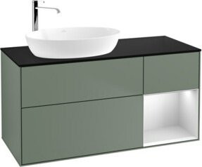 V&B Waschtischunterschrank Finion in Weiß lackiert, Breite: 120 cm, Tiefe: 50,1 cm, Höhe: 50,1 cm - Bild 1