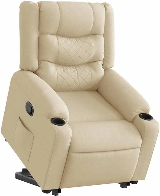 vidaXL Relaxsessel mit Aufstehhilfe in Beige aus Stoff - Bild 1