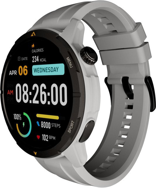 AGM Legion White-Gray Smartwatch mit Herzfrequenzmessung - Bild 1