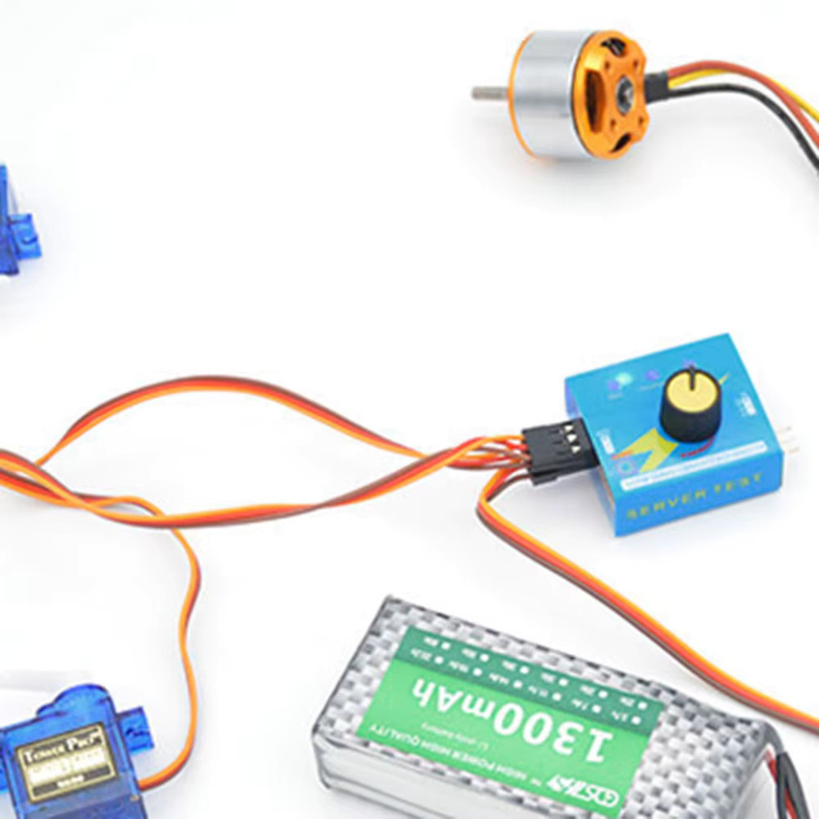 Mitoot Multi Servo Tester ECS Konsistenz Geschwindigkeits-Controller in Blau für RC Drohnen, Autos, Boote und Flugzeugmodelle - Bild 2