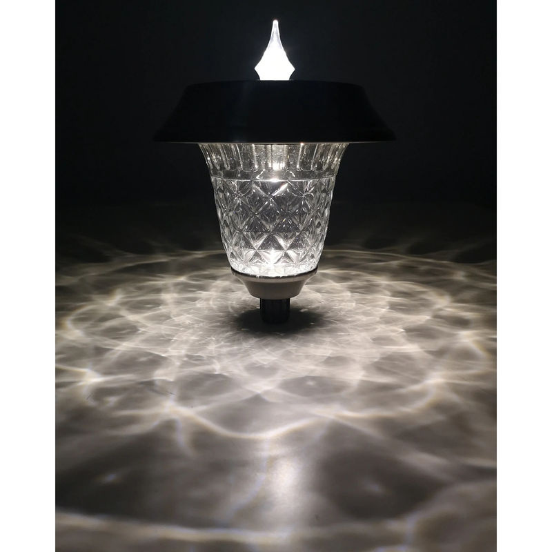 Solarleuchte Bismark 2er-Set in Braun mit LED und Glas für Garten, Balkon und Terrasse - Bild 2