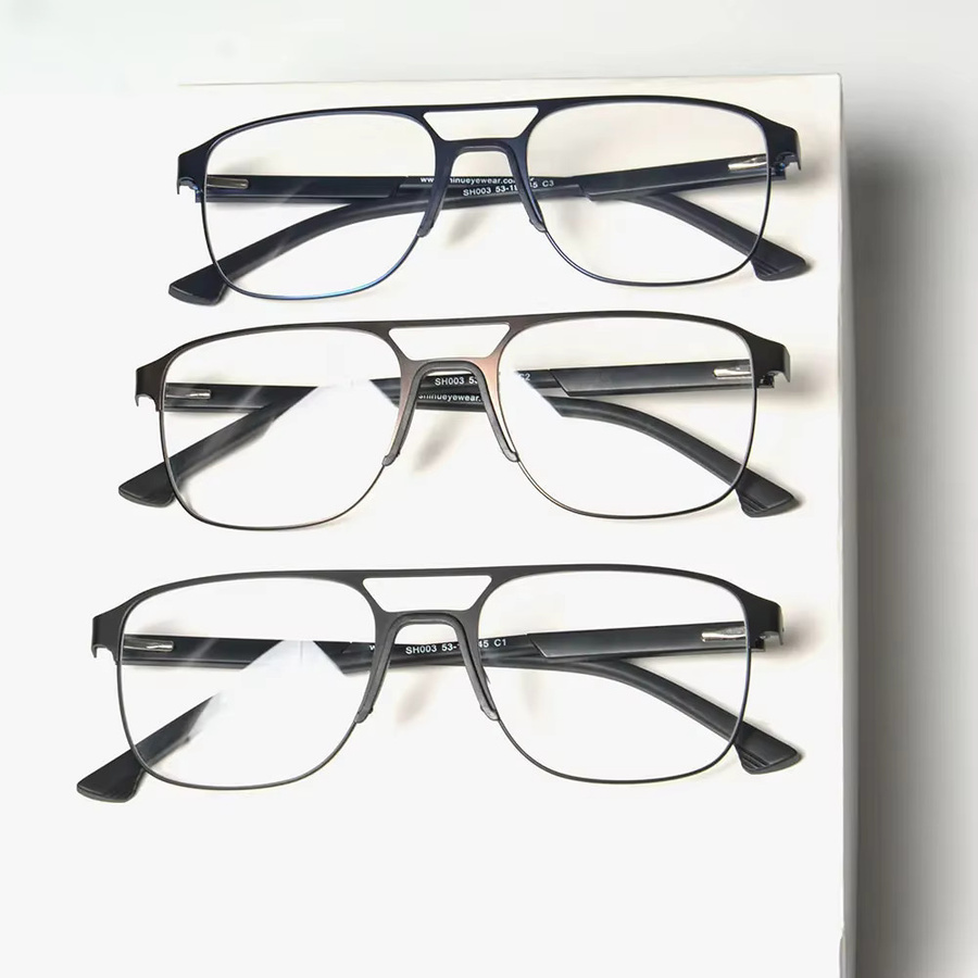 SHINU Lesebrille, Vollrand, Metall, black, Herren - Bild 3