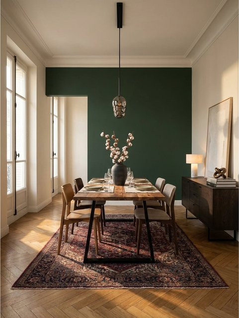 Esstisch aus Massivholz Akazie mit Metall U-Gestell in Braun, Rechteckig, B: 140 cm, T: 80 cm, H: 76 cm, von KADIMA DESIGN - Bild 1