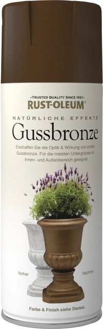 Rust-Oleum Natürliche-Effekte Sprühfarbe Gussbronze in Braun und Gold für Holz, 400 ml - Bild 1