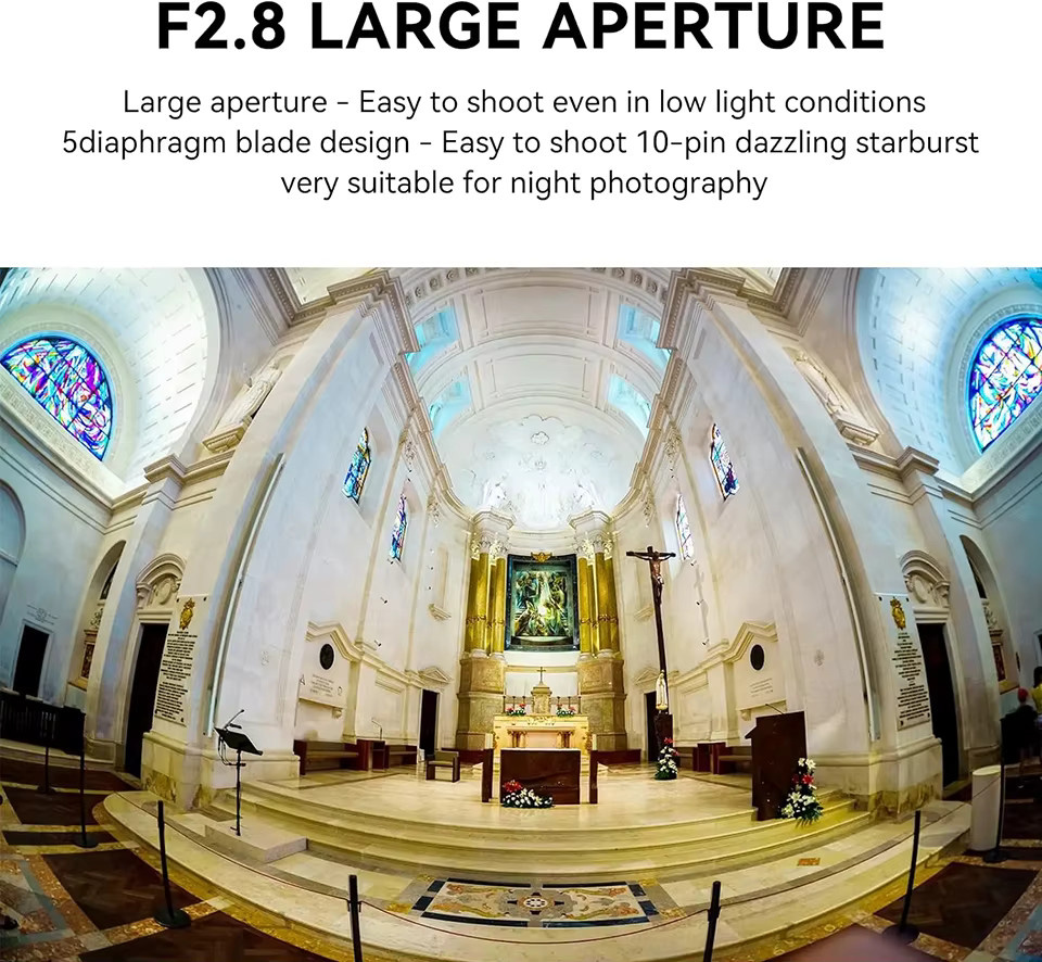 7artisans APS-C 7,5mm F2.8 II Ultraweitwinkel-Fisheye-Kameraobjektiv Schwarz für Sony E, Fujifilm XF, Canon RF und M43 - Bild 4