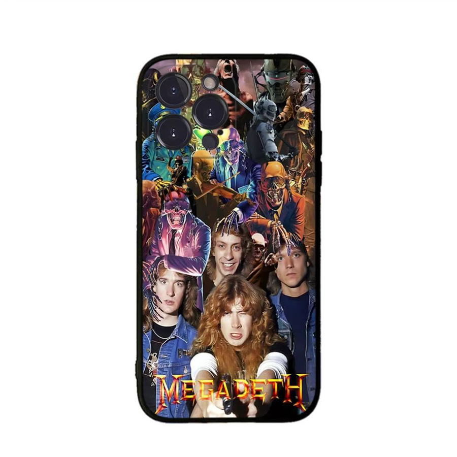Megadeth Handyhülle aus weichem Silikon für iPhone 11 bis iPhone 17 Pro Plus in Multicolor - Bild 3