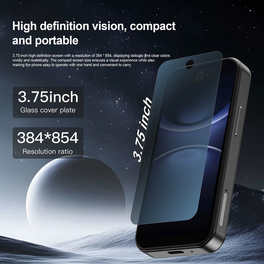 SERVO 17PRO MAX 3G Mini-Smartphone mit Android-System, 16 GB ROM, 3,75-Zoll-Bildschirm, Face ID und WiFi in Weiß - Bild 4