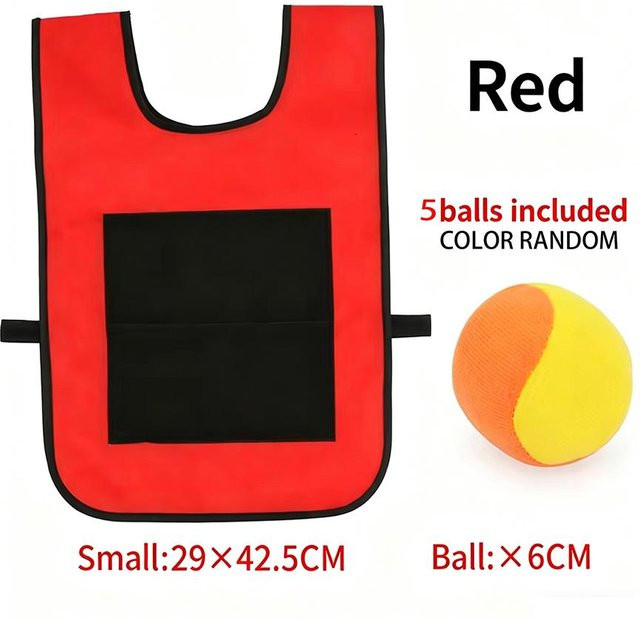 Linyi toy Völkerball Spielsammlung, 2-teiliges Set, graue Baumwolle, ab 3 Jahren - Bild 1