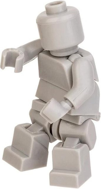 MagicMonkey Mehrgelenk Beweglicher Baustein Minifigur, Bunt / Mehrfarbig, Grau, Einzelfigur - Bild 1