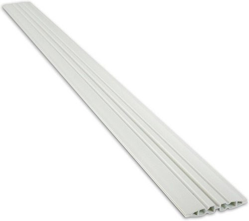 Fuchs Design Verlegeprofil aus Kunststoff in Weiss, Breite: 7 cm, Länge: 95,5 cm - Bild 1
