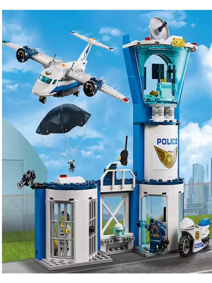 LEGO City Himmel-Polizei-Luftbasis, Bausatz - Bild 3