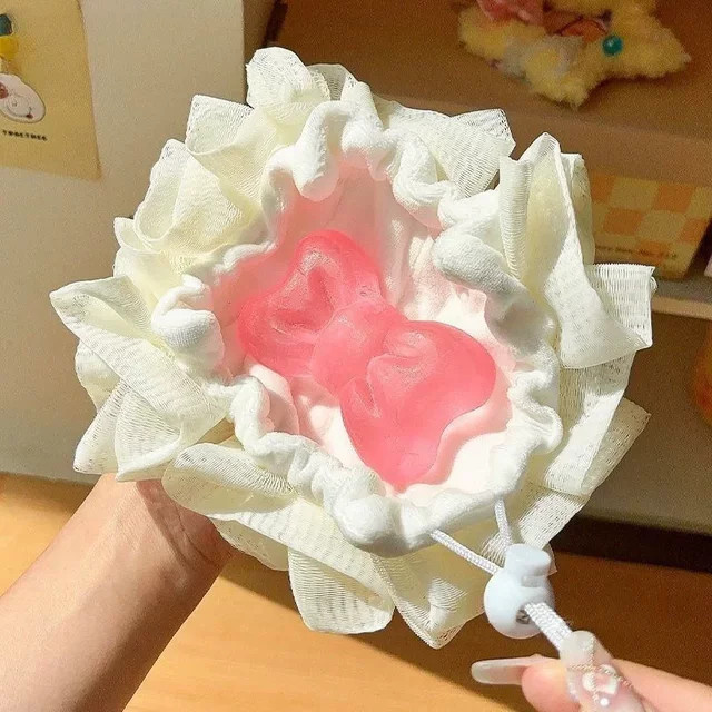 2-in-1 Körperschwamm mit Seifenbeutel, Unisex - Bild 1