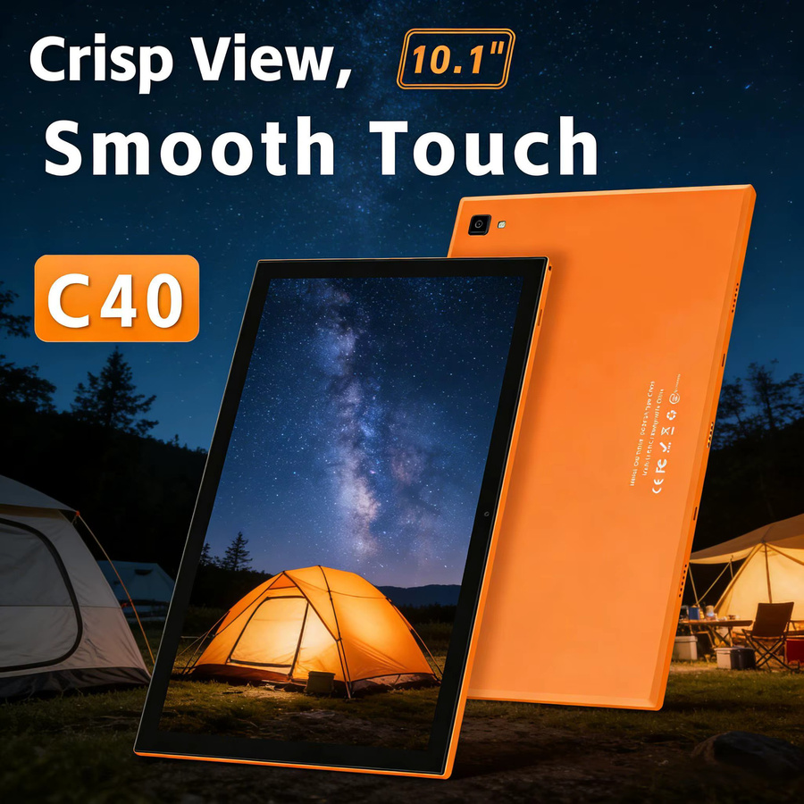 Paitanry Android 15 Tablet in Orange mit 8GB RAM, 128GB ROM, 8 Zoll IPS HD Display, 5000mAh Akku, WLAN und GPS - Bild 2