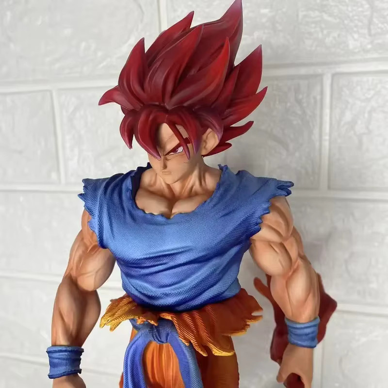 Bandai Dragon Ball Z Super Saiyajin Goku Anime Figur mit leuchtender LED Basis in Multicolor - Bild 1