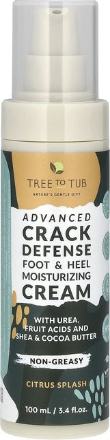 Tree To Tub Feuchtigkeitscreme für Füße, 100 ml, mit Harnstoff und AHA - Bild 1