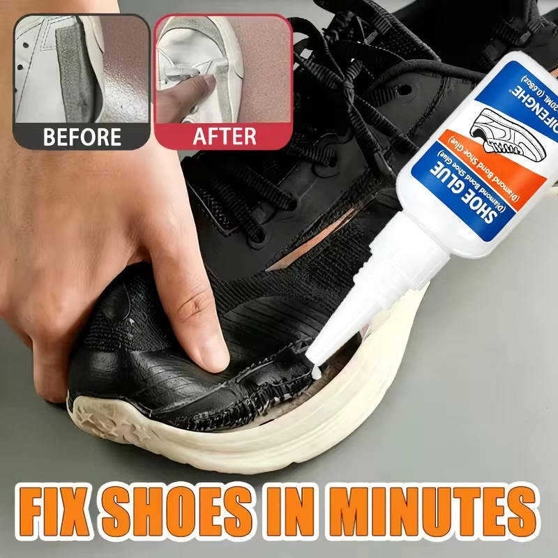 Universeller Multimaterial-Schuhkleber in Weiß zur Reparatur von Sneakern, Leder und Leinen - Bild 4