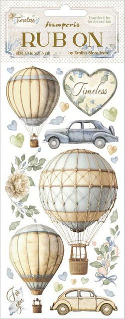 Rub On Transferfolie Timeless Balloons - Bild 1