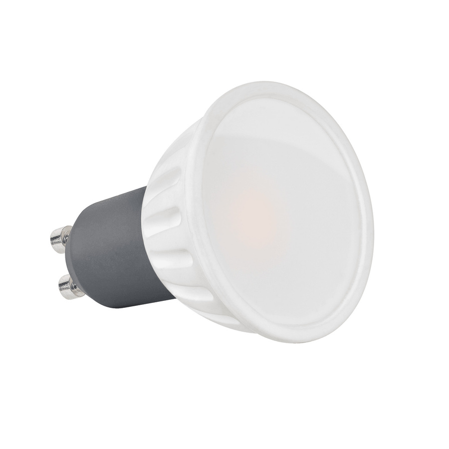 Luxvenum LED-Einbaustrahler Classic-Line, GU10, rund, weiß, Aluminium, dimmbar, 7W, Milchglas, 93 CRI - Bild 1