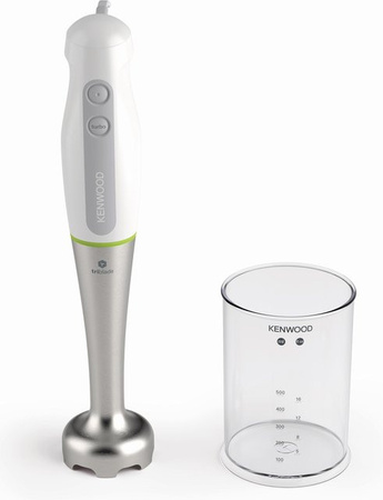 Kenwood Stabmixer Triblade HDP106WG in Weiß mit Pulse-Funktion und Edelstahl-Messern
