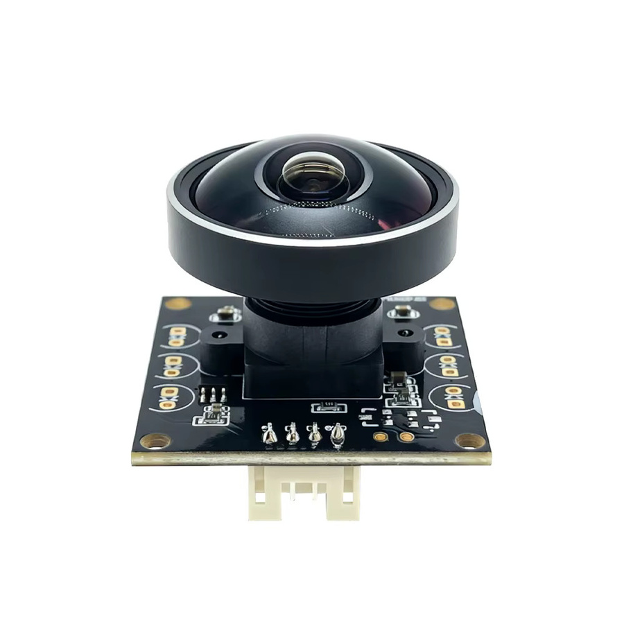 Aimetis USB-C Fisheye Weitwinkel Kamera OTG Modul mit Audio-Unterstützung, 2MP Full HD 1080P, Schwarz - Bild 2